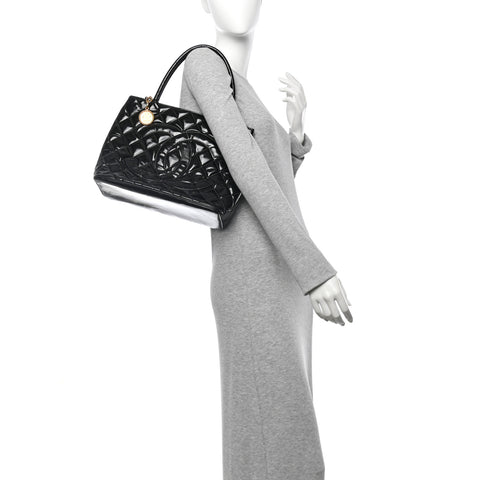 Patent Medallion Tote Black