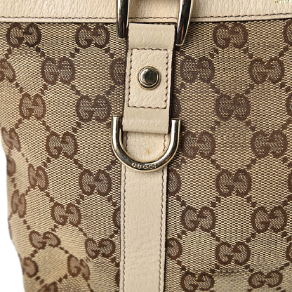 Gucci Monogram Small Abbey Tote Off White 7 of 11