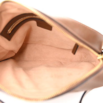 Gucci GG Supreme Monogram Small Horsebit 1955 Shoulder Bag Beige Brown Sugar 5 of 11