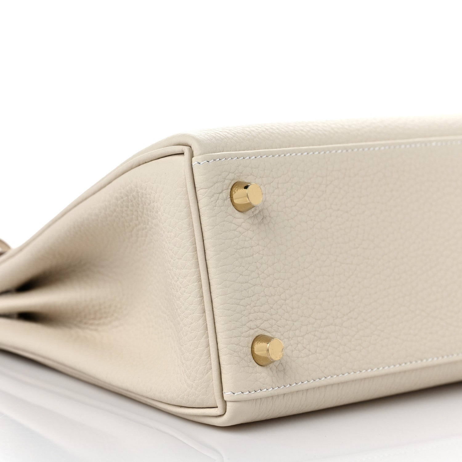 Hermes Togo Kelly Retourne 25 Craie 7 of 9