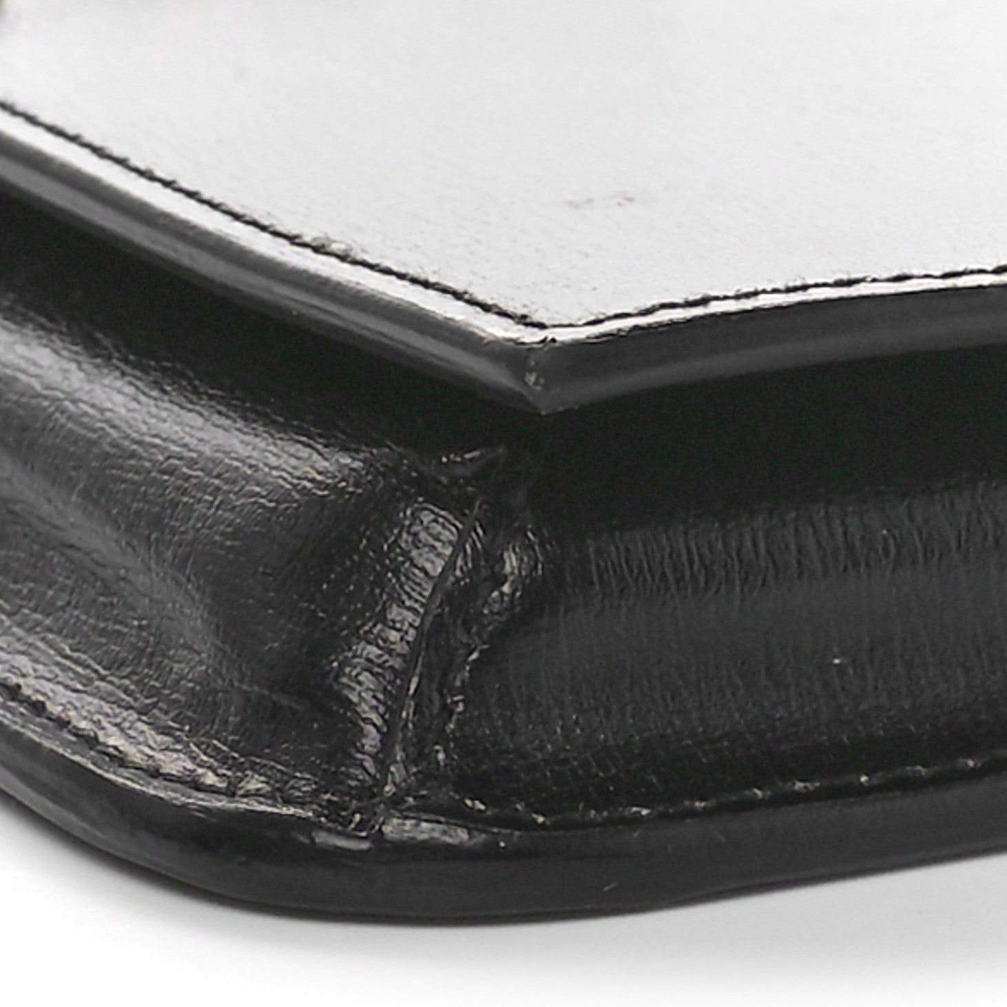 Saint Laurent Smooth Calfskin Monogram Phone Holder Crossbody Black 10 of 11