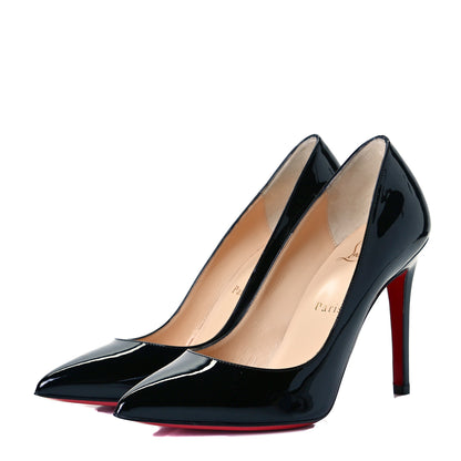 Christian Louboutin Patent Pigalle 100 Pumps 37.5 Black 2 of 9