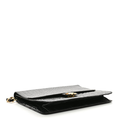Chanel Shiny Crocodile Small Flap Black 3 of 13