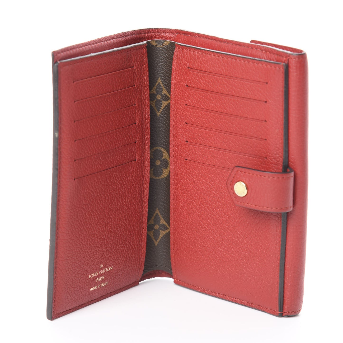 Monogram Pallas Compact Wallet Cherry