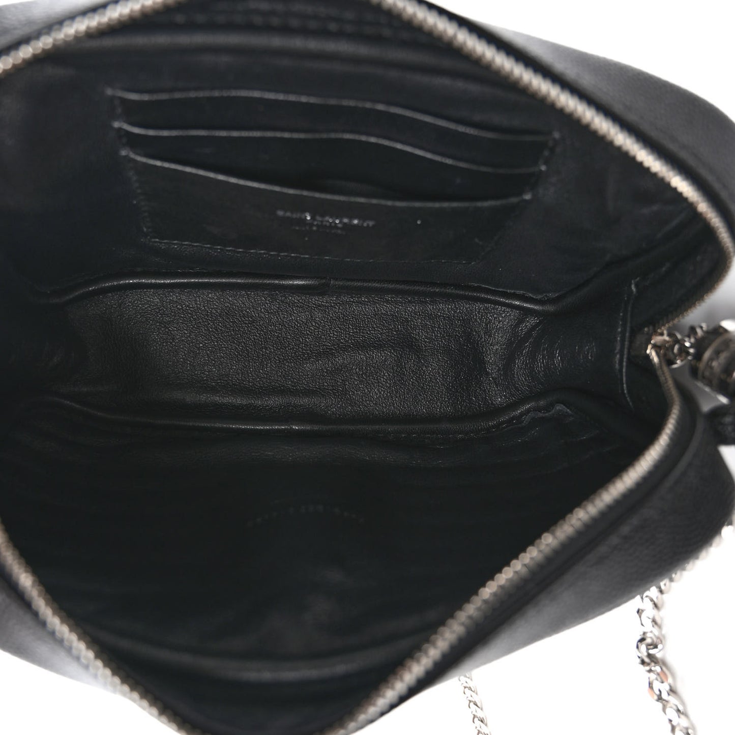 Grain De Poudre Matelasse Monogram Mini Lou Camera Bag Black