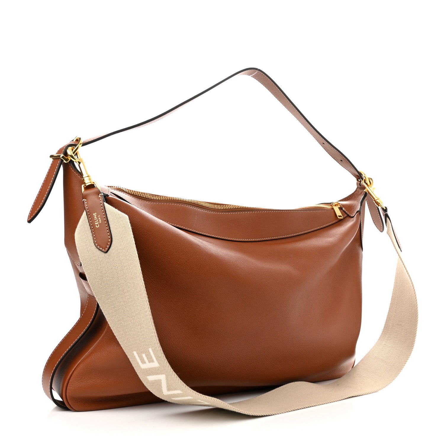 Celine Supple Calfskin Large Romy Shoulder Bag Tan 3 of 10