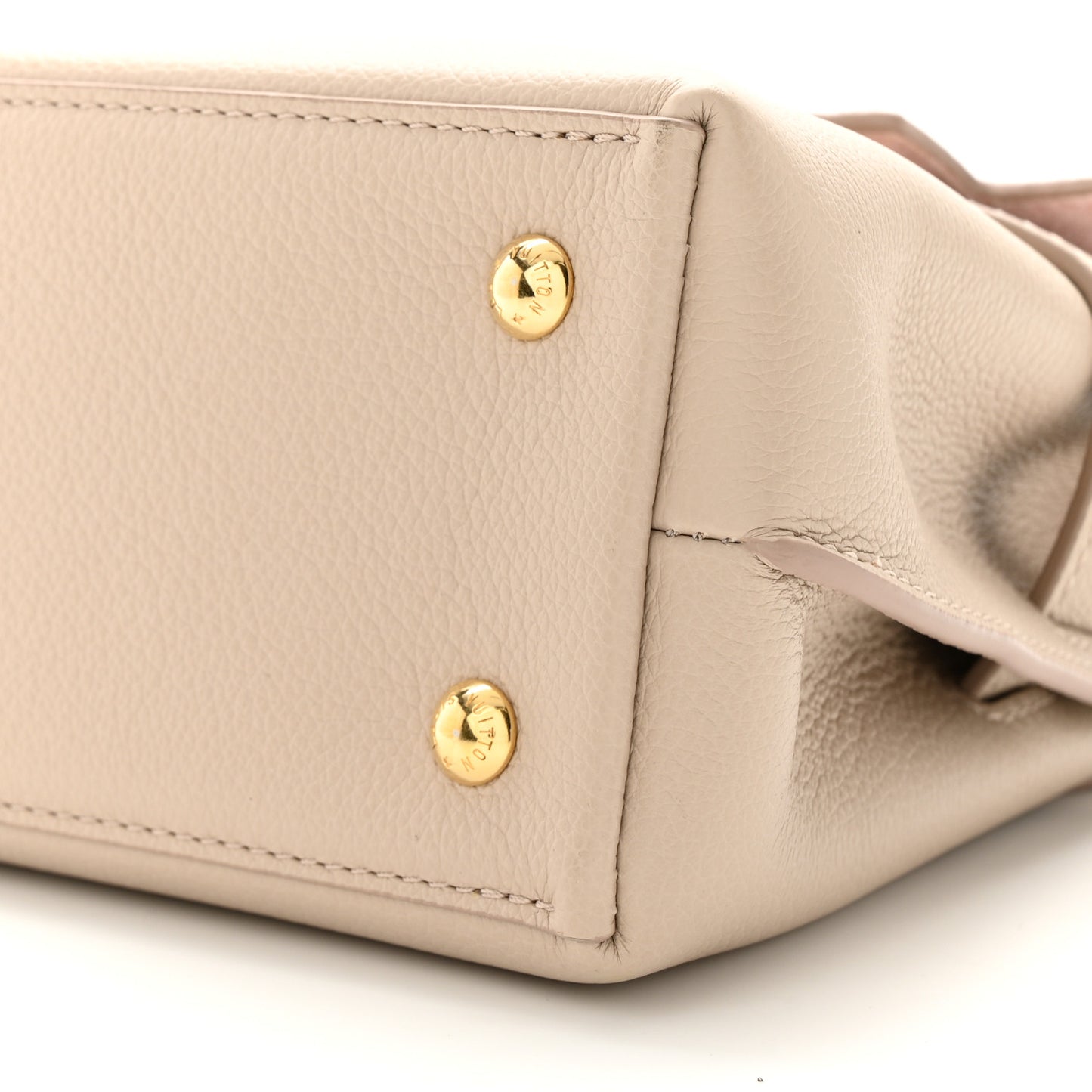 Soft Calfskin Mini Lockme Ever Greige