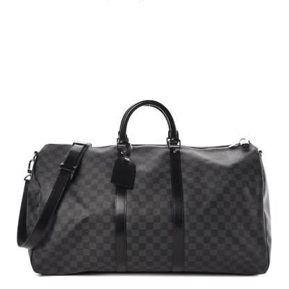 Louis Vuitton Damier Graphite Keepall Bandouliere 55 1 of 13