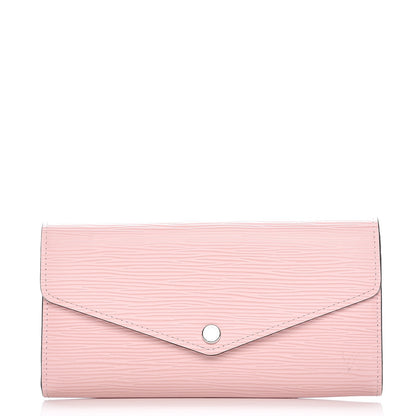 Louis Vuitton Epi Sarah Wallet NM Rose Ballerine 1 of 7