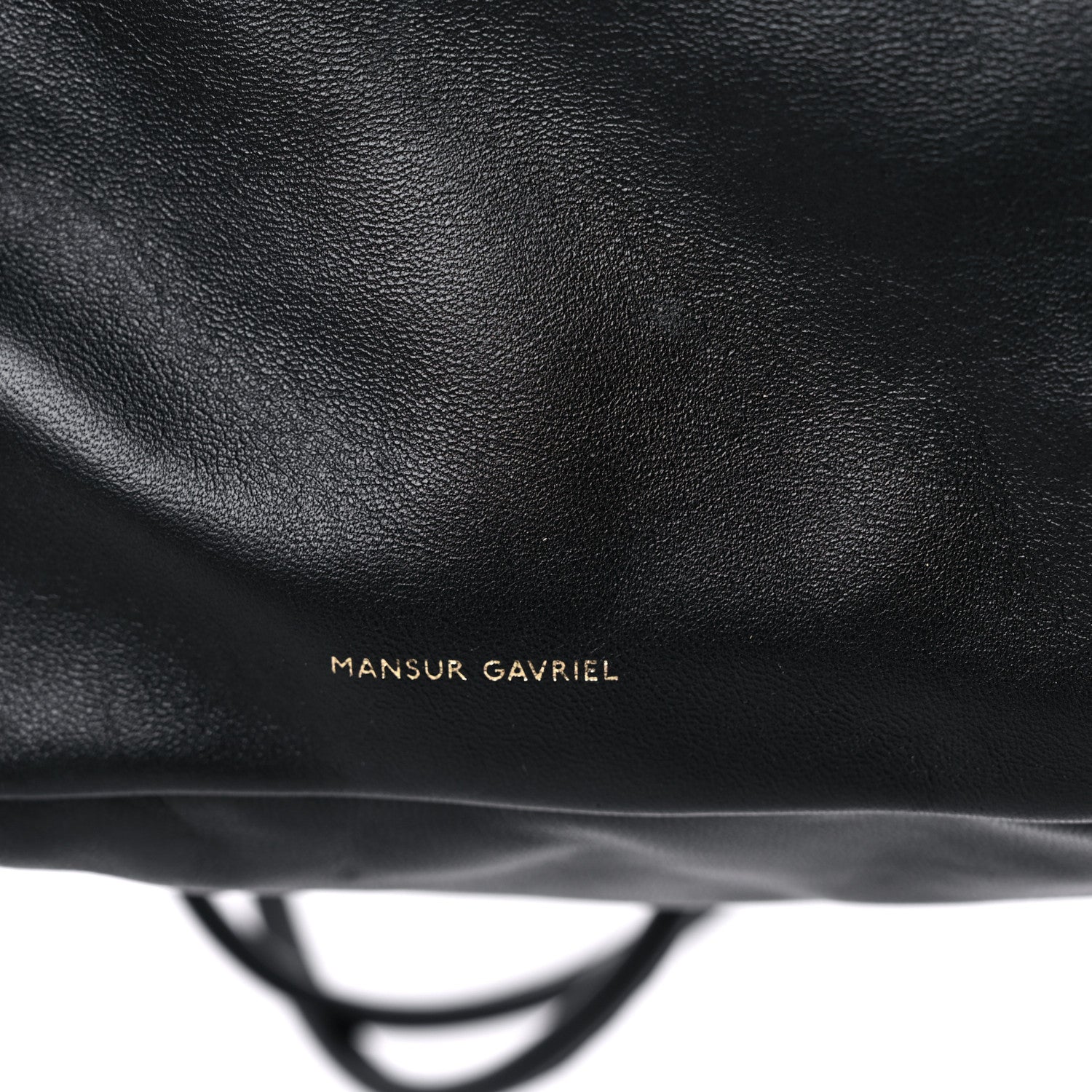 Mansur Gavriel Lambskin Mini Cloud Clutch Black Flamma 11 of 13