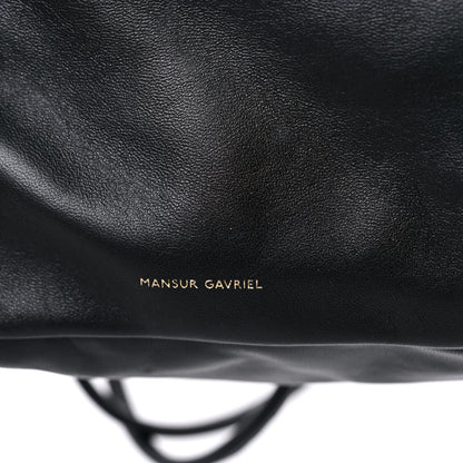 Mansur Gavriel Lambskin Mini Cloud Clutch Black Flamma 11 of 13