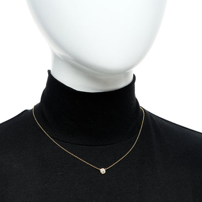 Tiffany 18K Yellow Gold Diamond .44ct Elsa Peretti Diamonds by the Yard Pendant Necklace 2 of 6