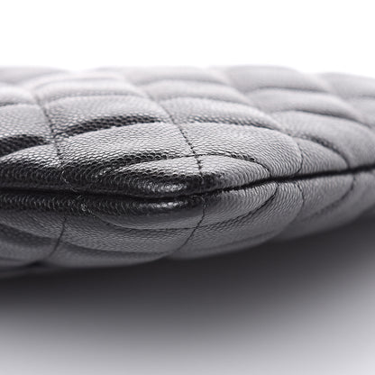Chanel Caviar Quilted Large Cosmetic Case Black 10 of 10