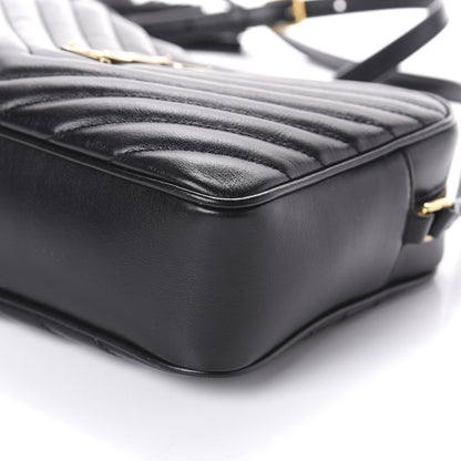 Saint Laurent Calfskin Matelasse Monogram Lou Camera Bag Black 10 of 10