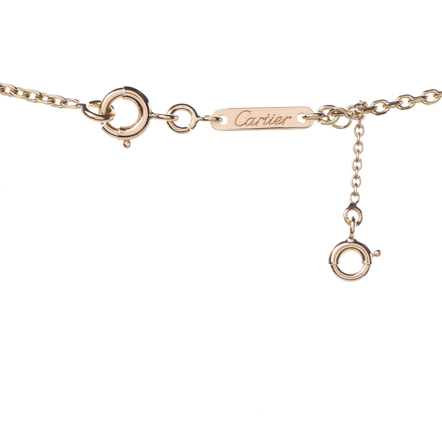 18K Yellow Gold Medium Hearts and Symbols Necklace
