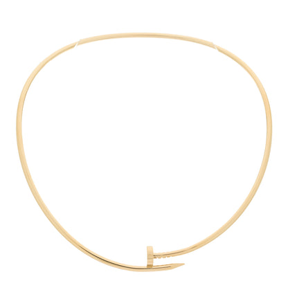 Cartier 18K Yellow Gold 3mm Juste Un Clou Necklace 1 of 5