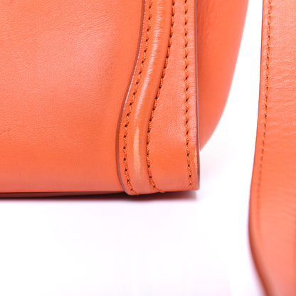 Celine Smooth Calfskin Nano Luggage Orange 18 of 20