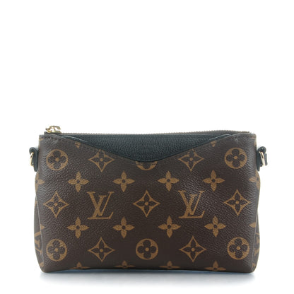 Louis Vuitton Monogram Pallas Crossbody Black 1 of 7