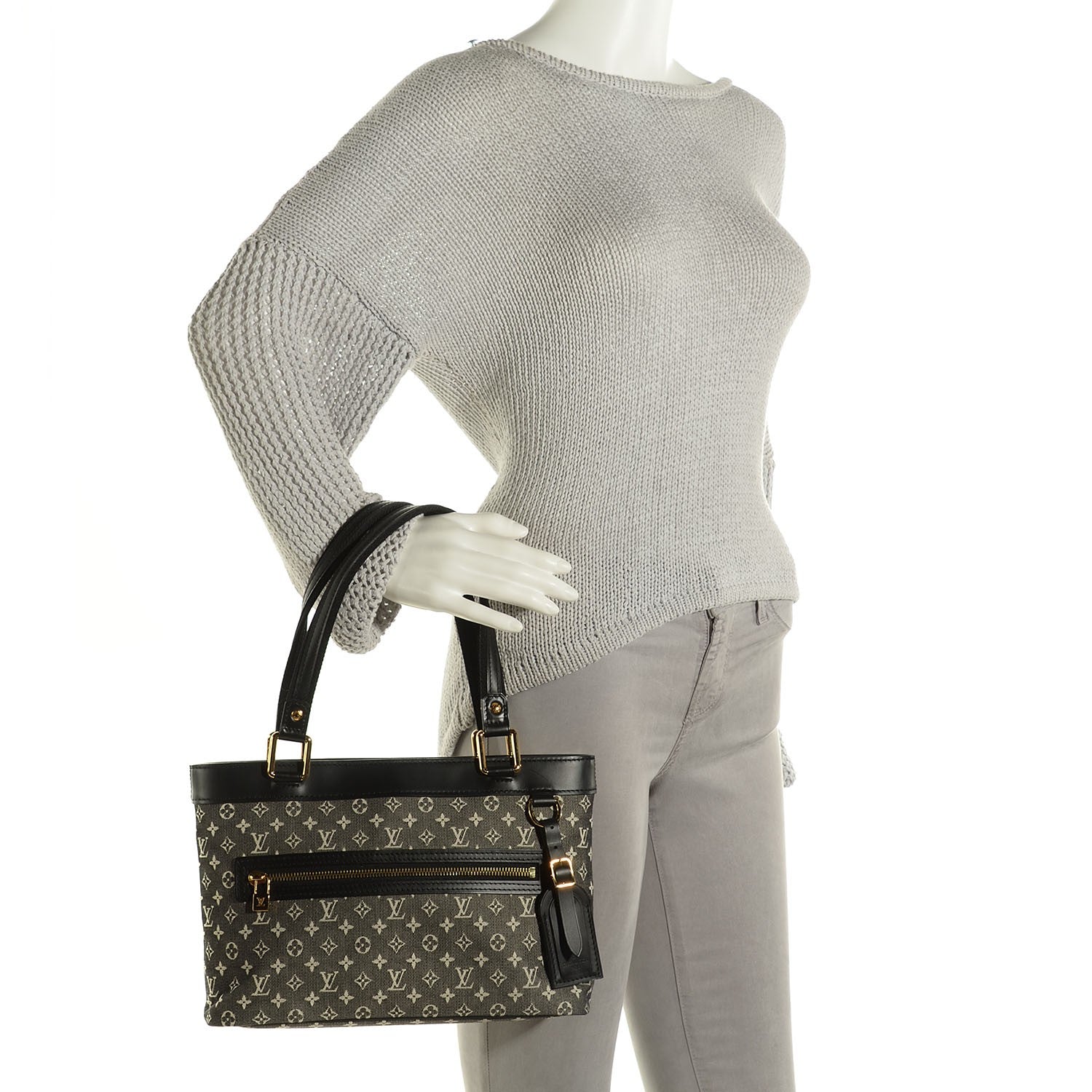 Louis Vuitton Mini Monogram Lucille PM Black 2 of 7
