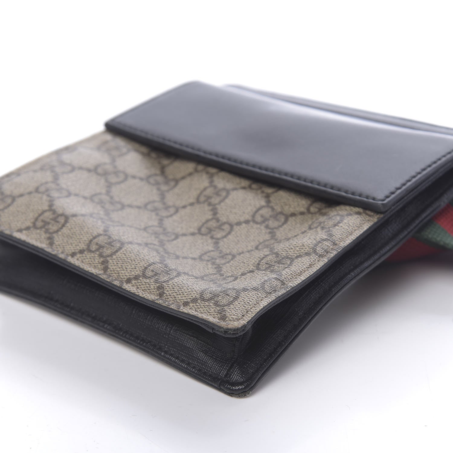 Gucci GG Supreme Monogram Web Belt Bag Black 13 of 17