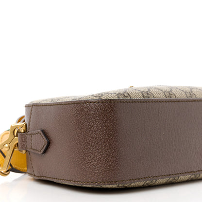 Gucci GG Supreme Monogram Web Neo Vintage Shoulder Bag Beige New Acero Crop 10 of 11