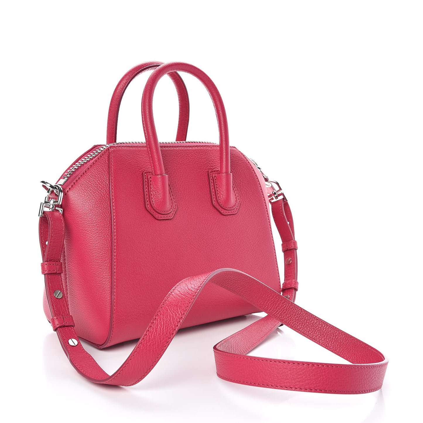 Sugar Goatskin Mini Antigona Fushia