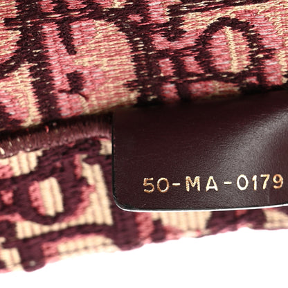 Christian Dior Oblique Large Book Tote Burgundy Multicolor 7 of 10