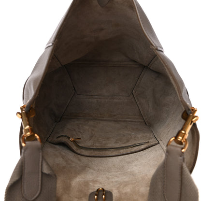 Celine Soft Grained Calfskin Sangle Bucket Bag Taupe 4 of 4