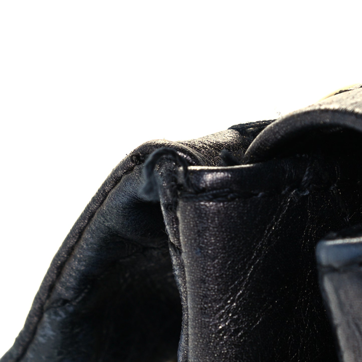 Aged Calfskin Quilted 2.55 Reissue 228 Flap Black