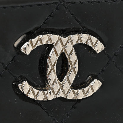 Chanel Patent Quilted Brilliant Card Holder Black 14 of 14