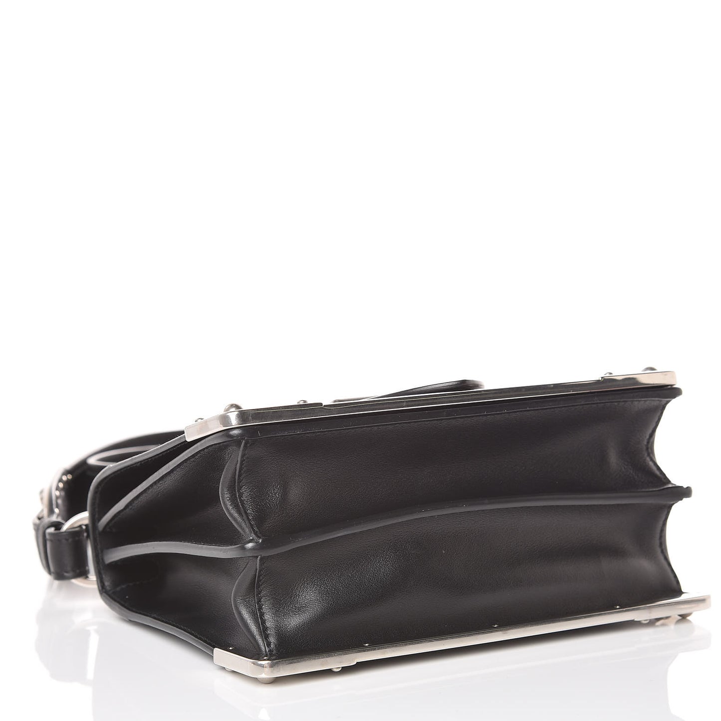 City Calf Saffiano Cahier Bag Black