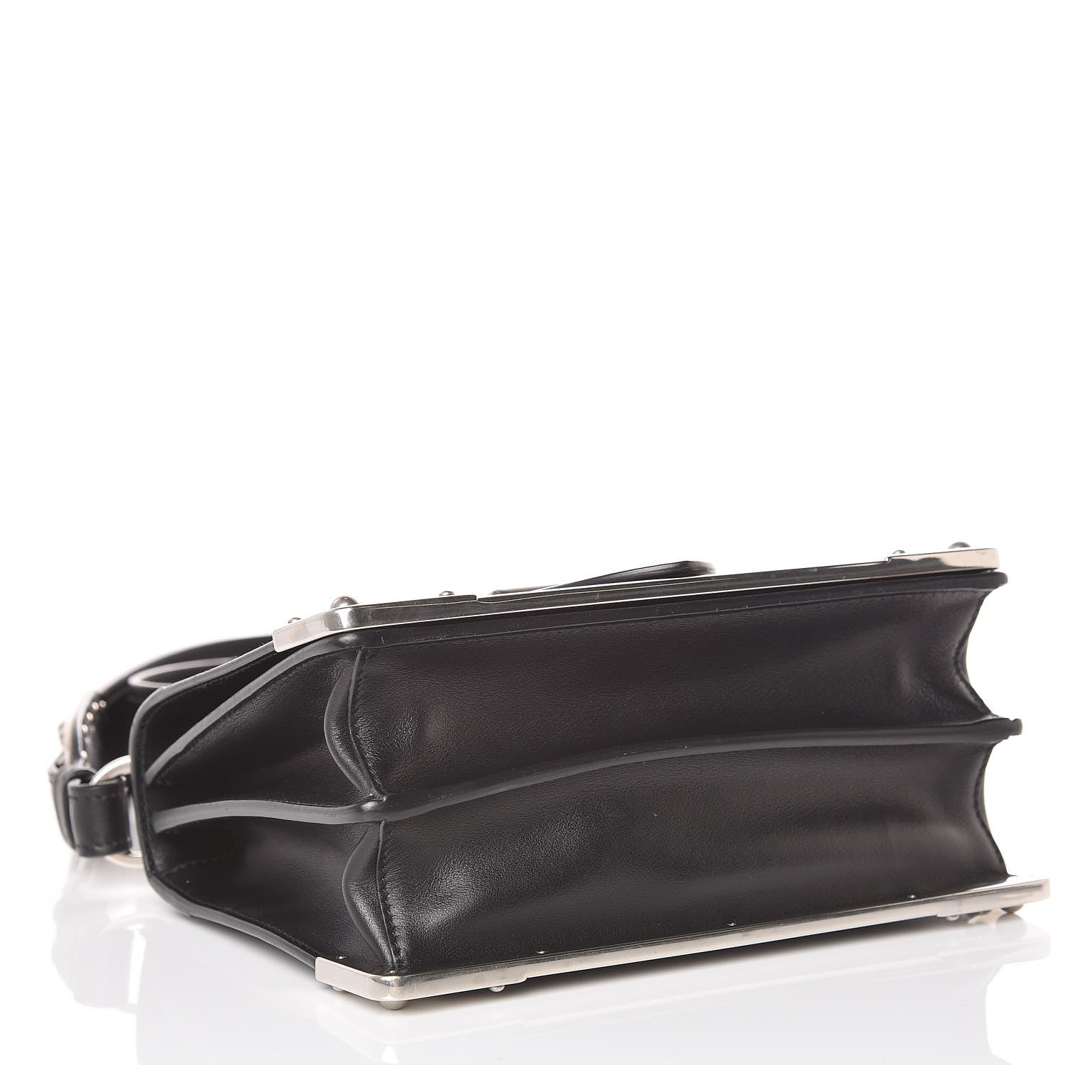 Prada City Calf Saffiano Cahier Bag Black 4 of 8