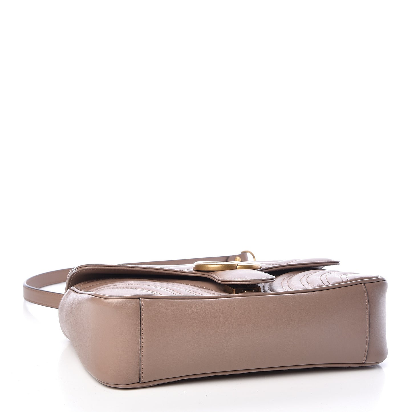 Calfskin Matelasse Small GG Marmont Shoulder Bag Porcelain Rose