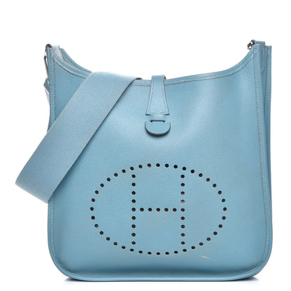 Hermes Epsom Evelyne PM Blue Jean 1 of 10