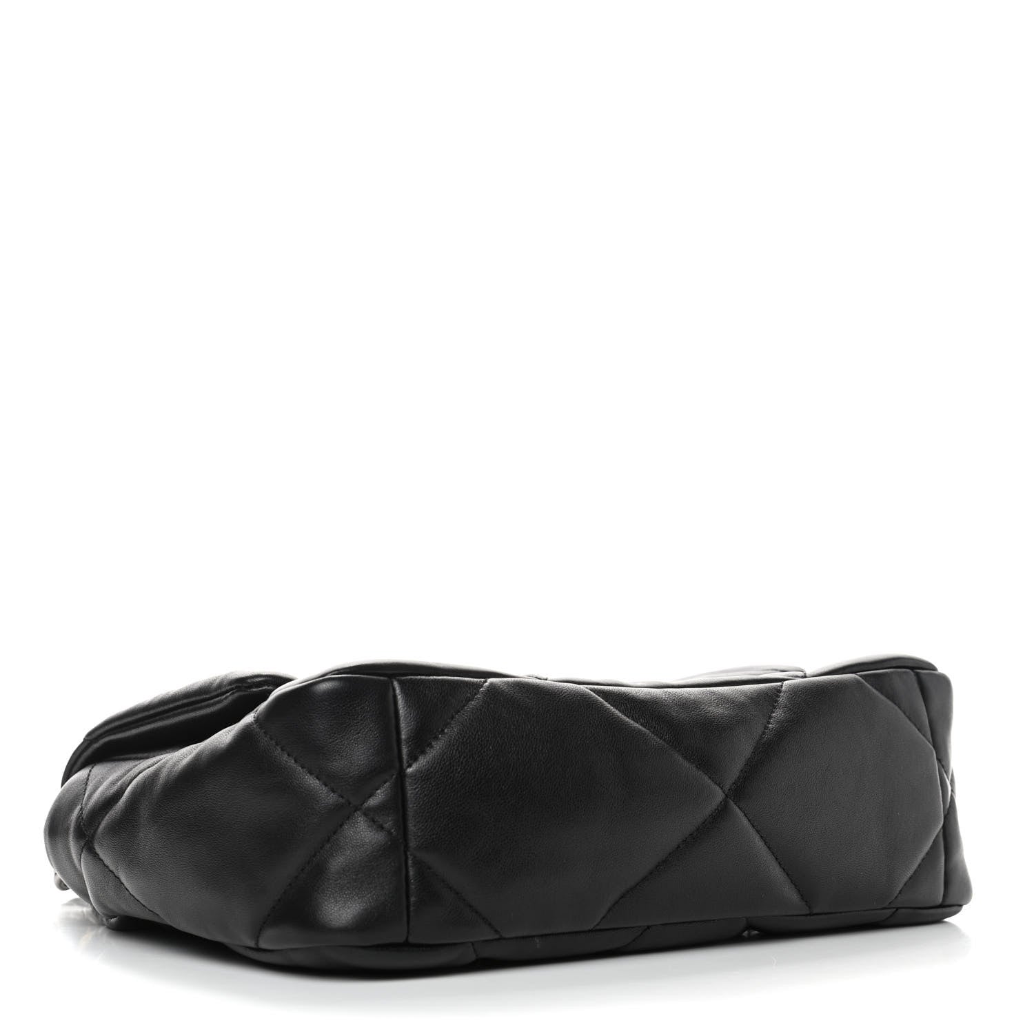 Chanel Lambskin Quilted Medium Chanel 19 Flap Black 3 of 5