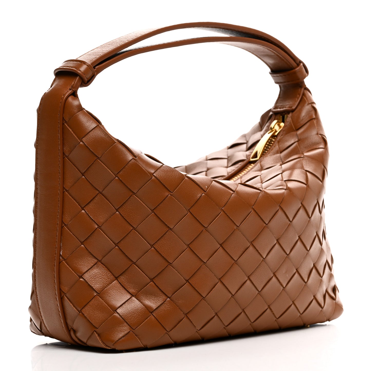 Nappa Intrecciato Mini Wallace Wood