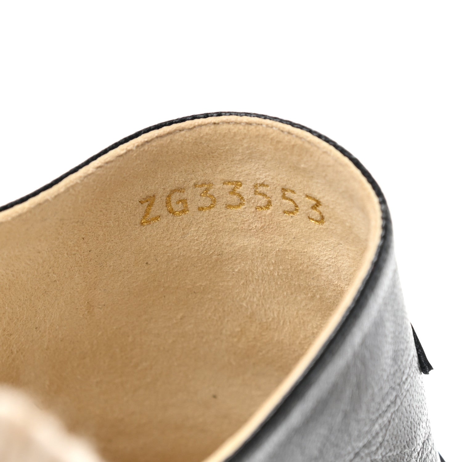 Chanel Iridescent Goatskin Patent CC Espadrille Mules 40 Black 9 of 9