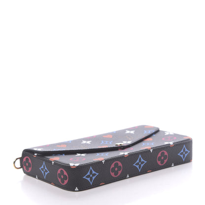 Louis Vuitton Game On Felicie Chain Wallet Black 4 of 9