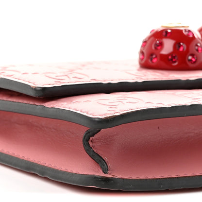 Gucci Guccissima Mini Cherry Chain Bag Rose 8 of 9