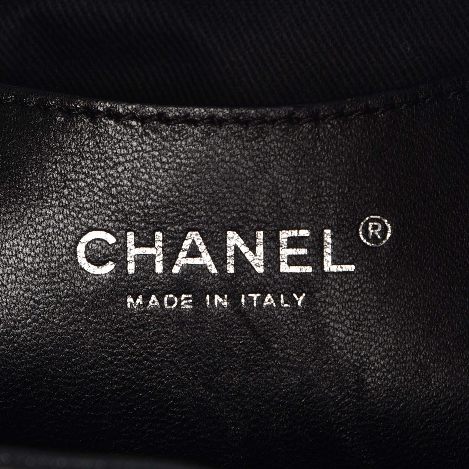 Chanel Iridescent Calfskin Quilted Large Just Mademoiselle Dark Grey 6 of 8
