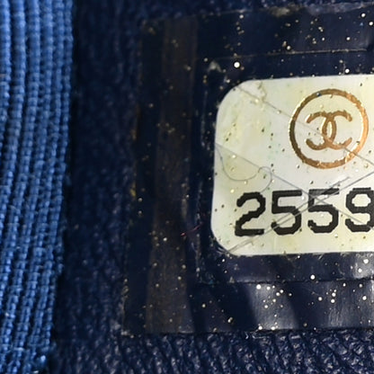 Chanel Patent Goatskin Quilted Small Gabrielle Hobo Blue 7 of 10