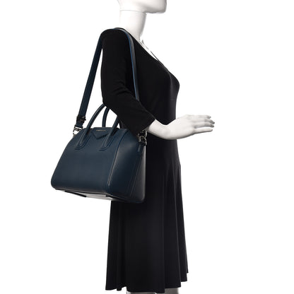 Givenchy Sugar Goatskin Small Antigona Peacock Blue 2 of 11