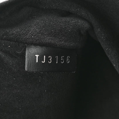 Louis Vuitton Calfskin Pochette Jules Zipped Clutch Black 7 of 12