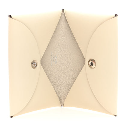 Hermes Swift Aviatrice Printed Calvi Card Case Nata 6 of 9