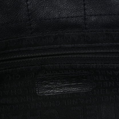 Chanel Lambskin Square Stitched Tote Black 6 of 10