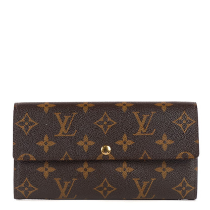 Louis Vuitton Monogram Leopard Sarah Wallet Blanc Corail 1 of 7