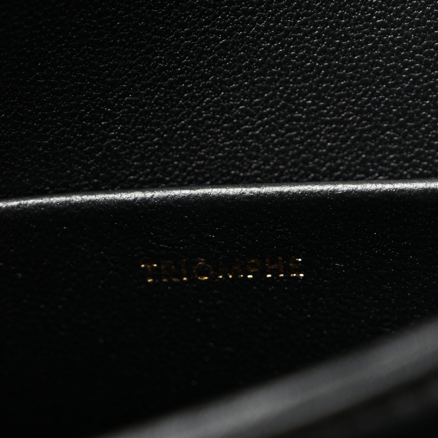 Shiny Calfskin Teen Triomphe Black
