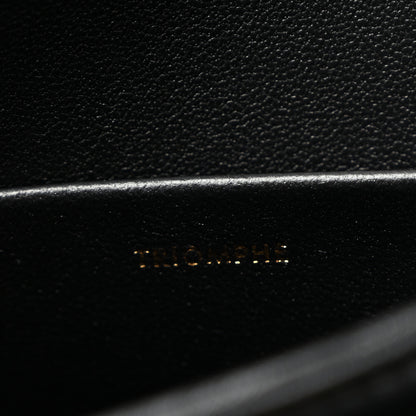 Celine Shiny Calfskin Teen Triomphe Black 7 of 11