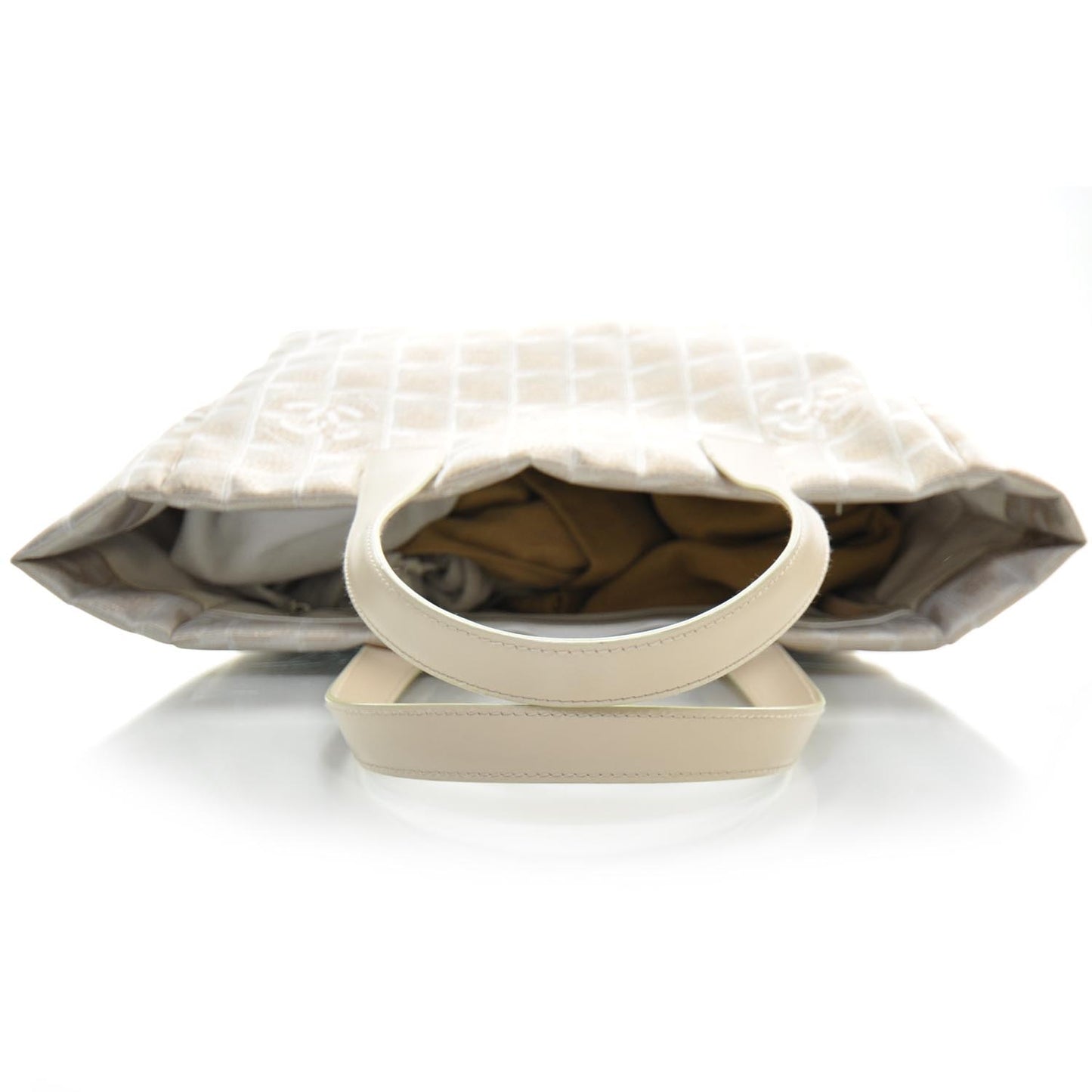 Nylon Travel Large Tote Beige
