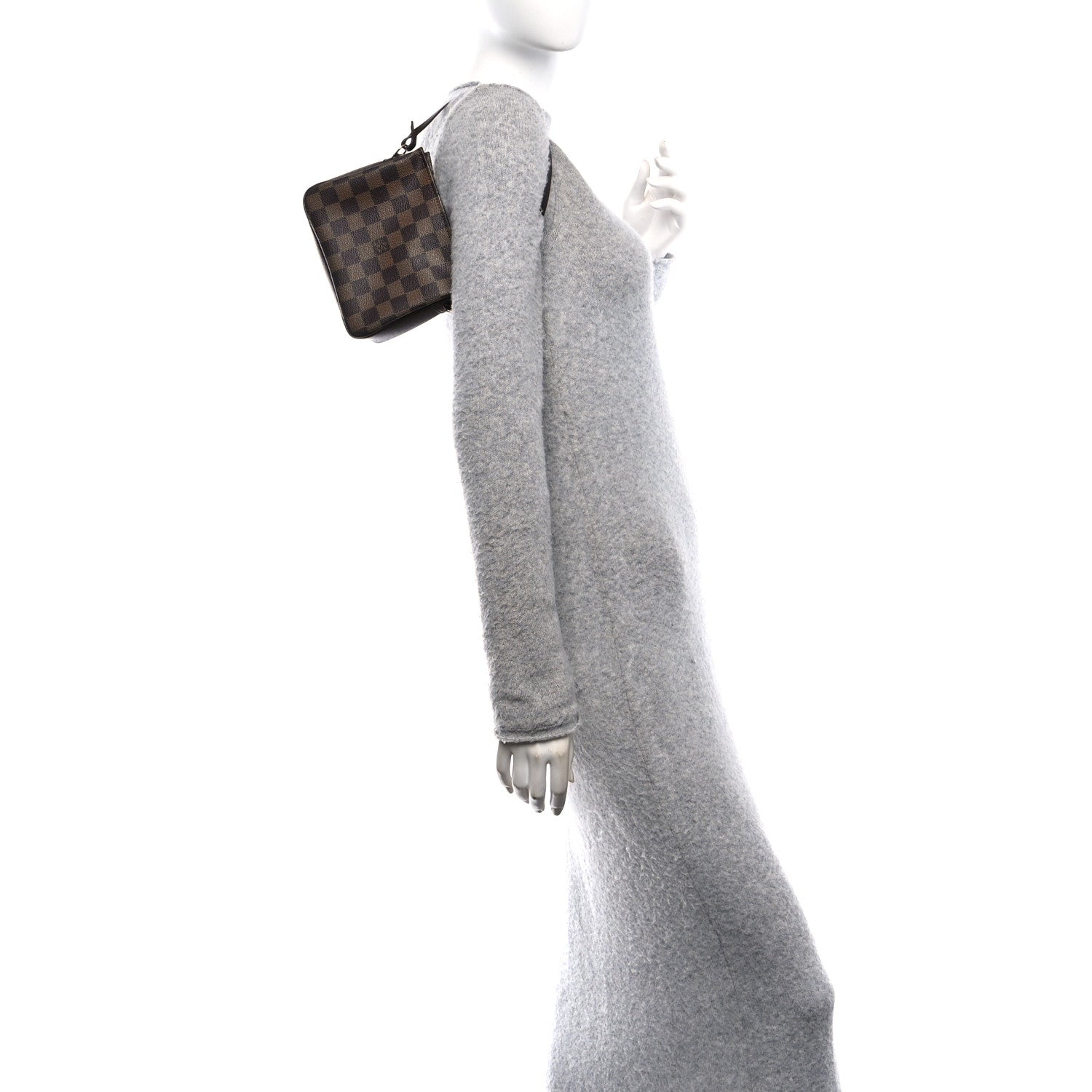 Louis Vuitton Damier Ebene Trousse Make Up Bag Pochette 2 of 10